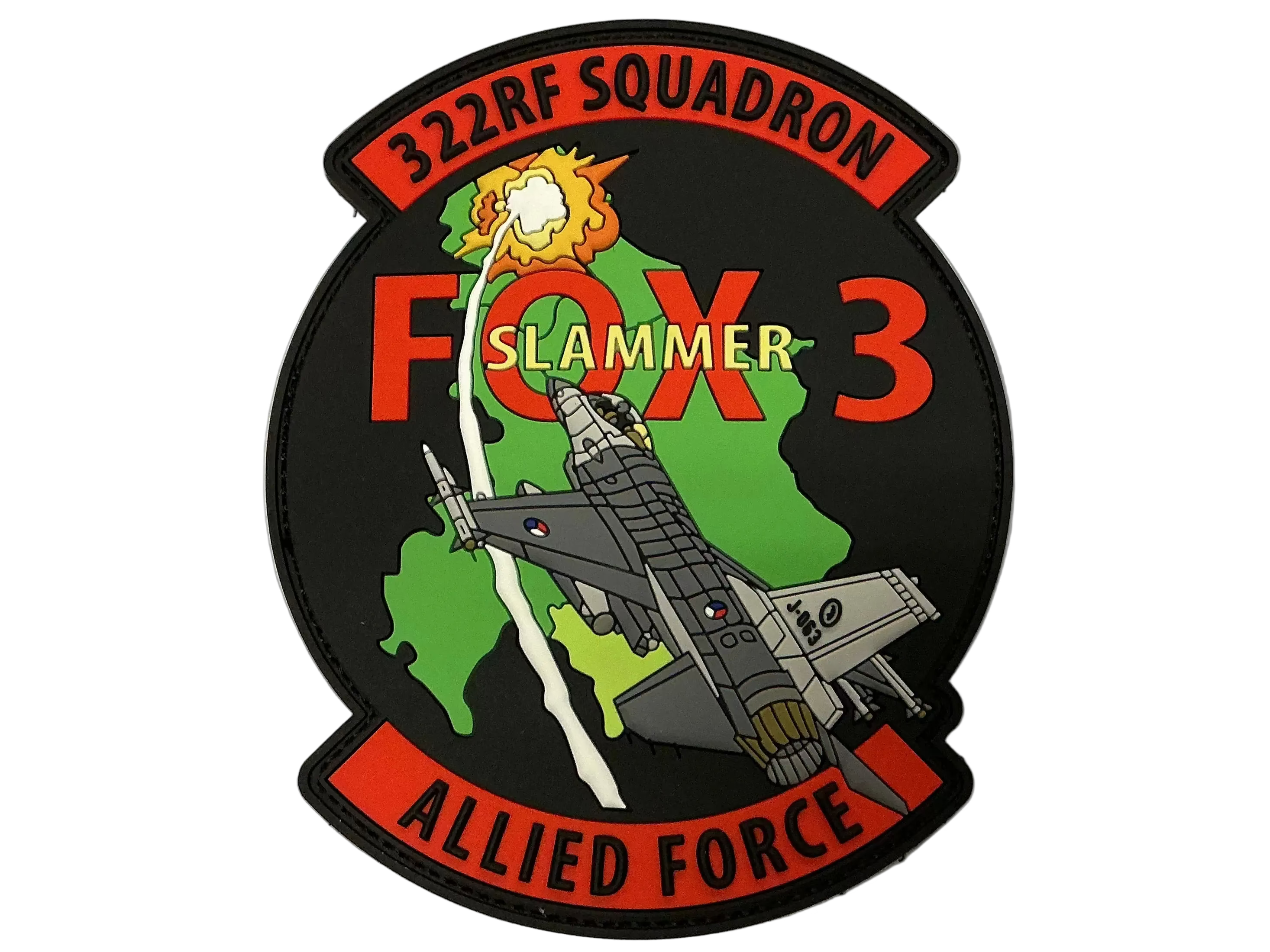 N*2様 322 SQUADRON 三沢基地 パッチ 3枚セット オランダ空軍 0