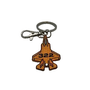 Merchandise 322 Squadron: F-35 KeyChain orange